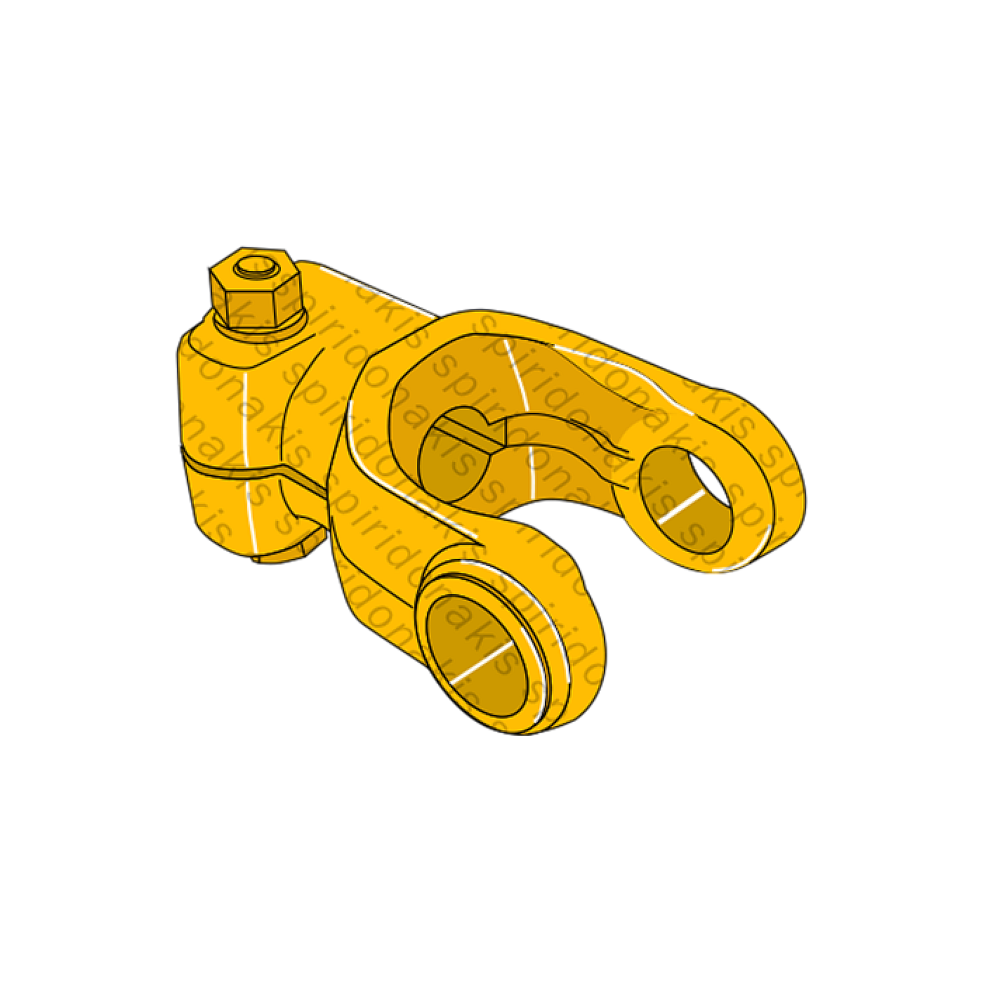 Yokes 0800204I20 Bored Yoke with Keyway and Taped Hole