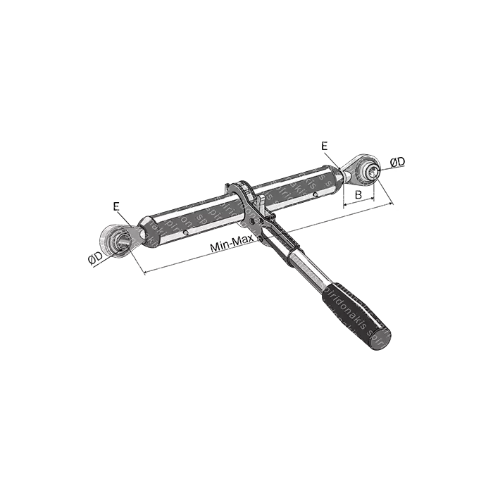 Stabilizer with Racket Torque Limiter Ball-Ball 