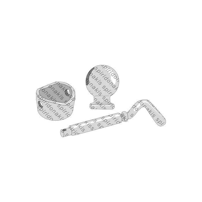 Complete Ball for Trailer with Double Action