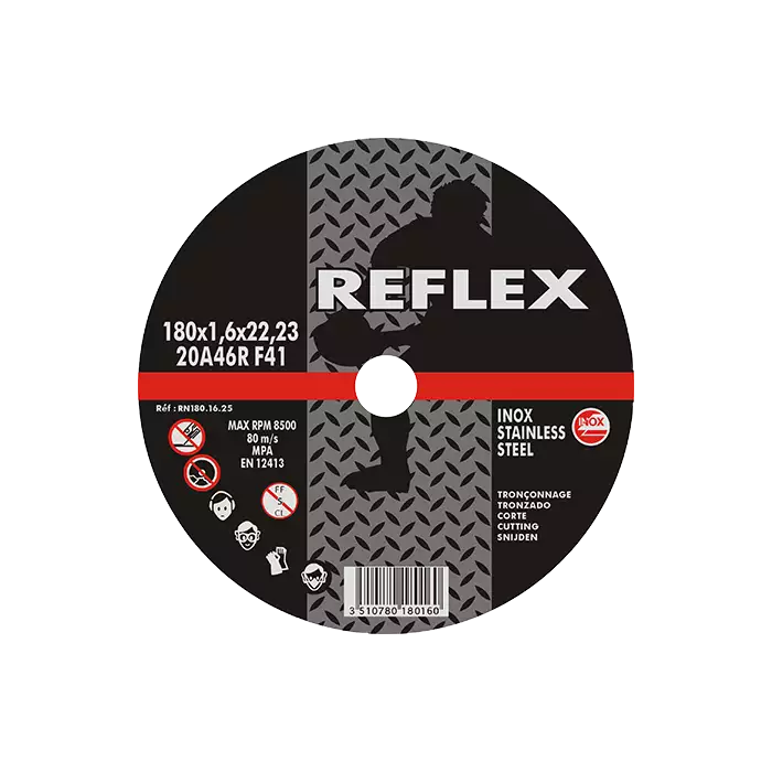 Δίσκος Κοπής Inox Επίπεδος 180.16.25 180mm x 1,6mm Reflex