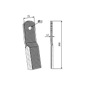 Finishing Mower Blade Φ32 Howard Finishing Mower Blade Φ32 Howard