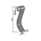 Κουτάλα Καταστροφέα 60x10 203mm Nicolas Κουτάλα Καταστροφέα 60x10 203mm Nicolas