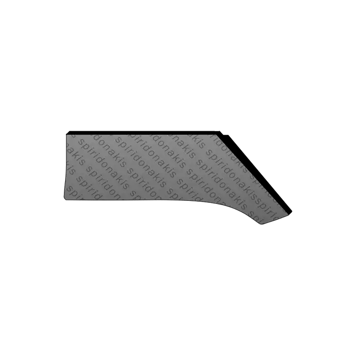 Share Plough 12'' - 14'' without Holes Left