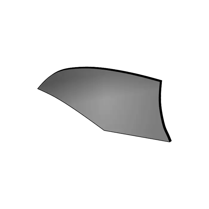 Mouldboard without Holes Kariotaki Right 