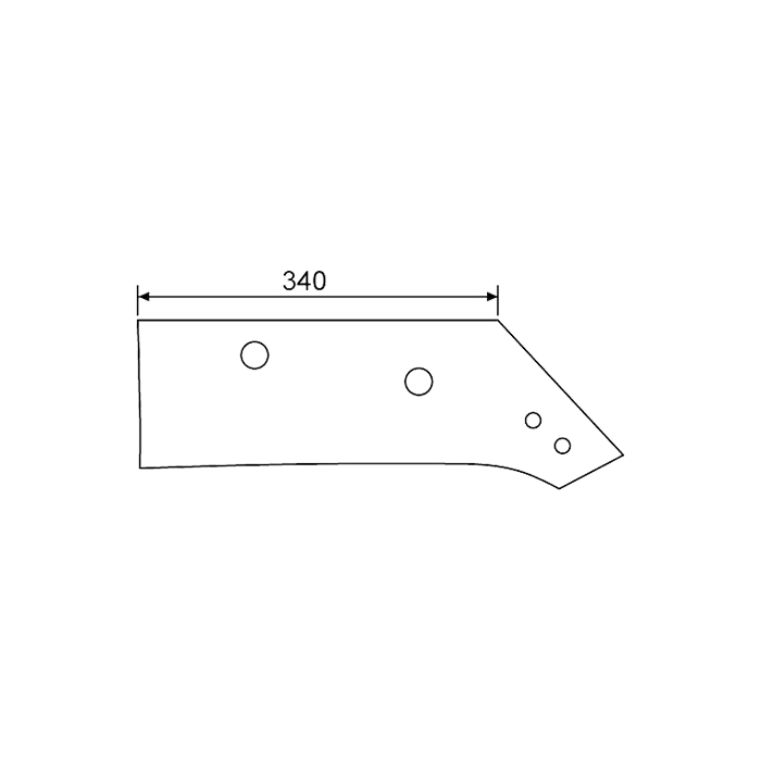 Share Plough Pati - Pithagora 12'' - 14'' for Point Right