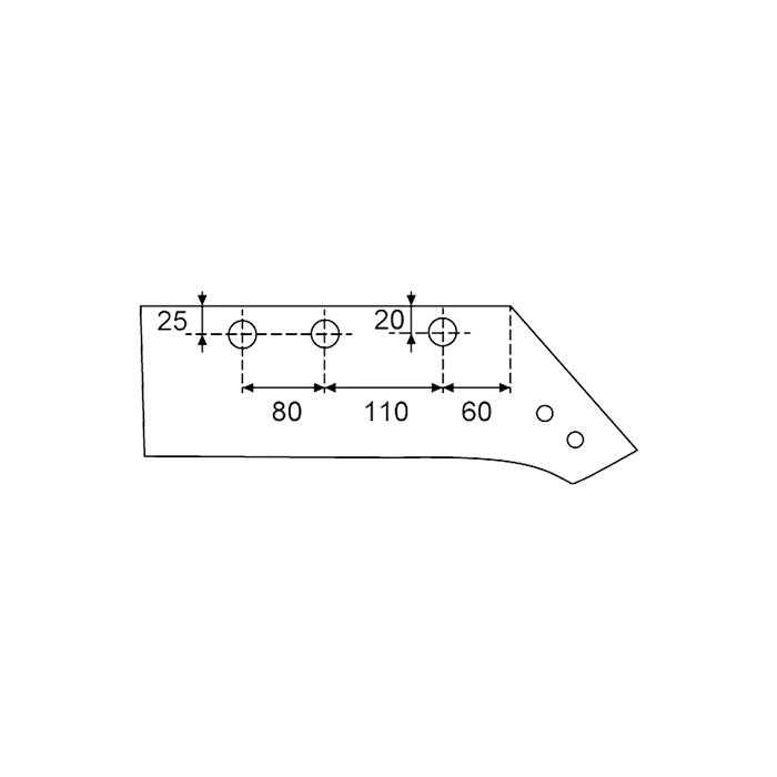Share Plough Pestrofidi 10'' for Point Right Share Plough Pestrofidi 10'' for Point Right