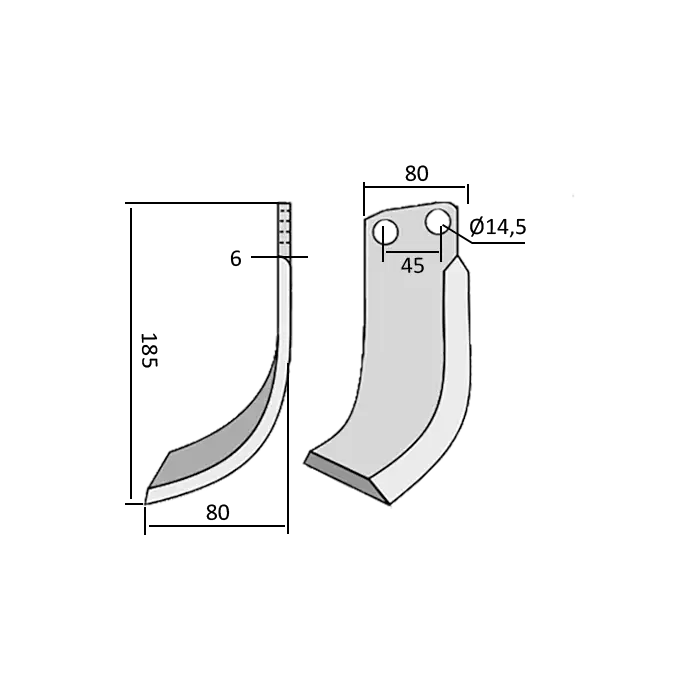 Blade Eberhard 80x6 Left
