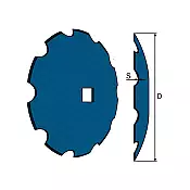 Notched Disc 20'' 31x31 Bellota Notched Disc 20'' 31x31 Bellota