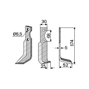 Μαχαίρι Φρέζας Barbieri 30x5 Μαχαίρι Φρέζας Barbieri 30x5