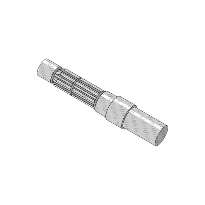 PTO Shaft Splined 6 Teeth 25-20/L.130mm PTO Shaft Splined 6 Teeth 25-20/L.130mm